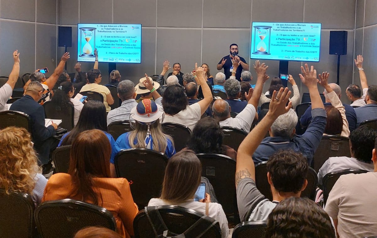 5ª CNSTT: trabalhadores e trabalhadoras consolidam diretrizes e apontam novos desafios para a saúde no trabalho