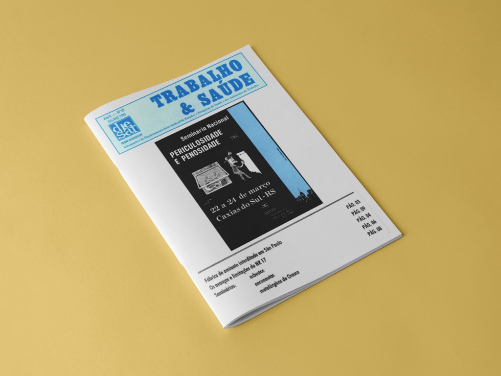 Revista Trabalho & Saúde - Nº 01